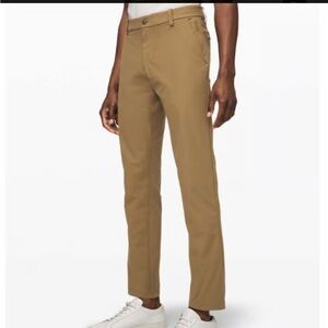 Lululemon Men’s Commission Pant 31 waist beige Artifact Classic Fit ABC trouser
